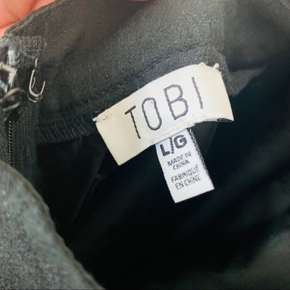 Tobi MILA BLACK LACE PLEATED SKATER DRESS … - Picture 7 of 11